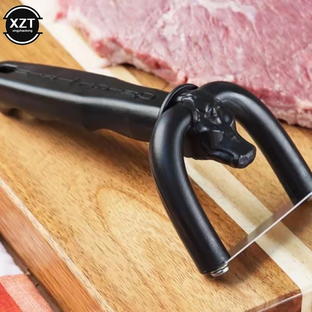 2022 New Meat Fat Trimmer Beef Pork Handheld Slicer Clean Beef Slicer Fat Cuisine Barbecue Tools Cooking Gadget Kitchen Supplies