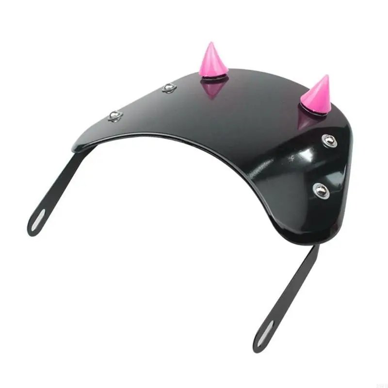 Modification Accessories Motorcycle Wind Deflector Front Windscreen with Horn R6FB