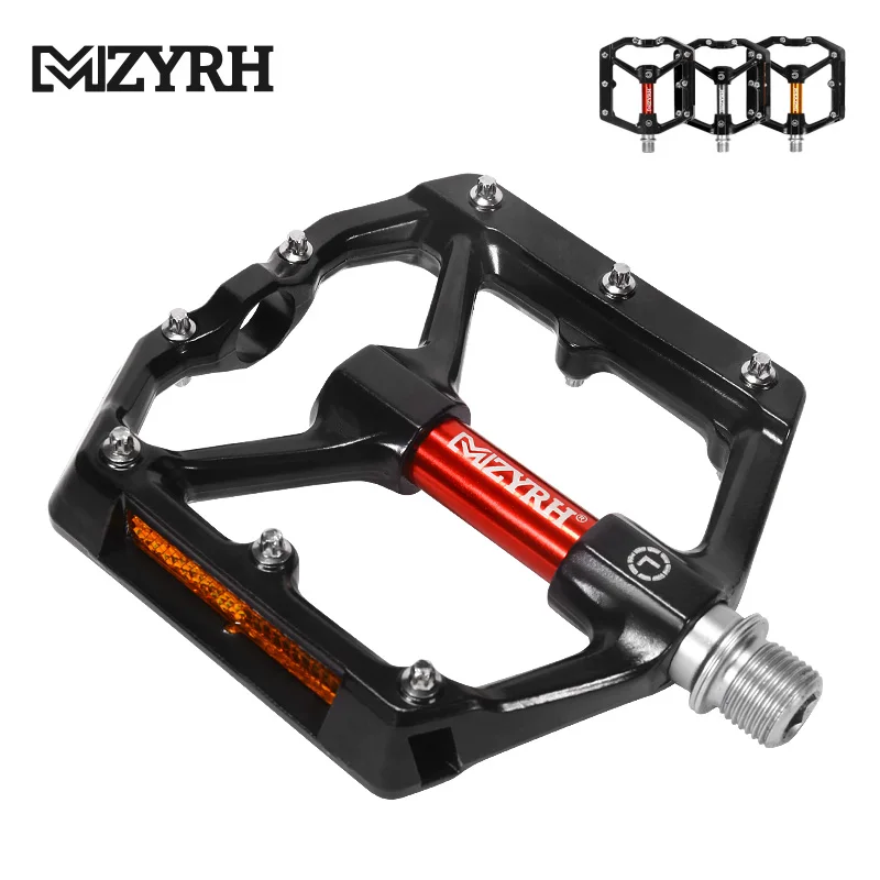 Bike Pedals  Reflective Ultralight Aluminum /Nylon Sealed Bearings Road Bmx Mtb Pedals Non-Slip WaterProof Bicycle Pedals