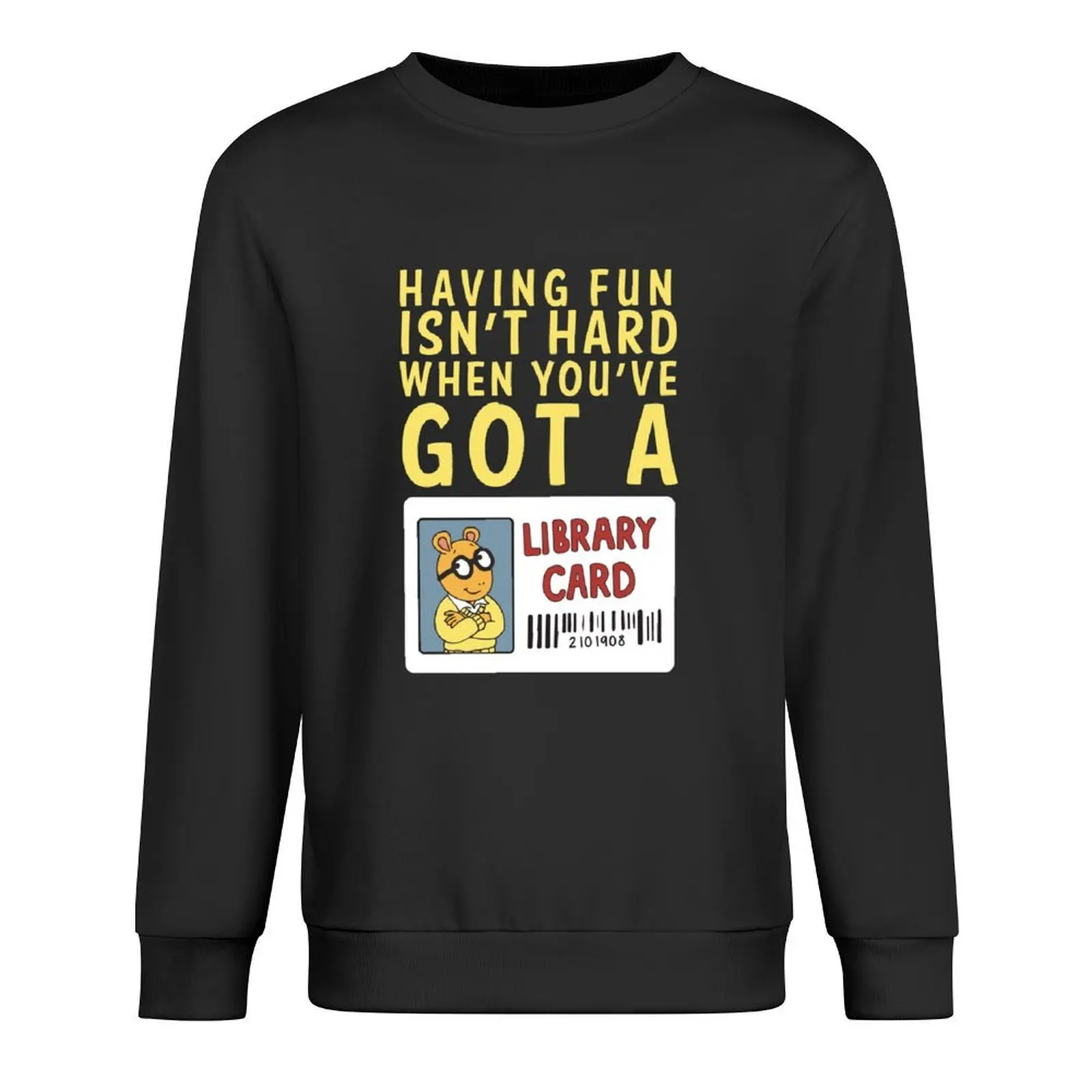 

Arthur Library Card Pullover anime clothes korean clothes mens designer clothes men new sweatshirts