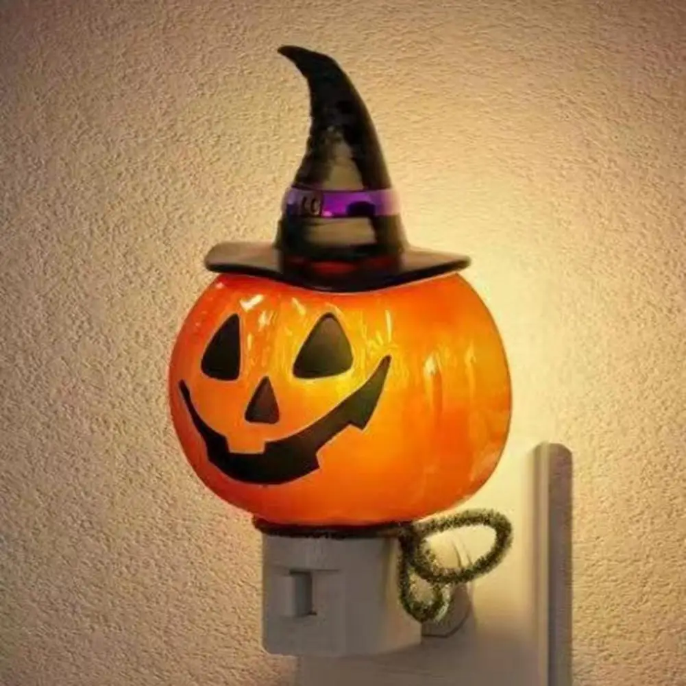 soft-warm-halloween-light-halloween-pumpkin-ghost-night-light-plug-in-wall-lamp-with-witch-hat-spooky-resin-decor-for-bedroom