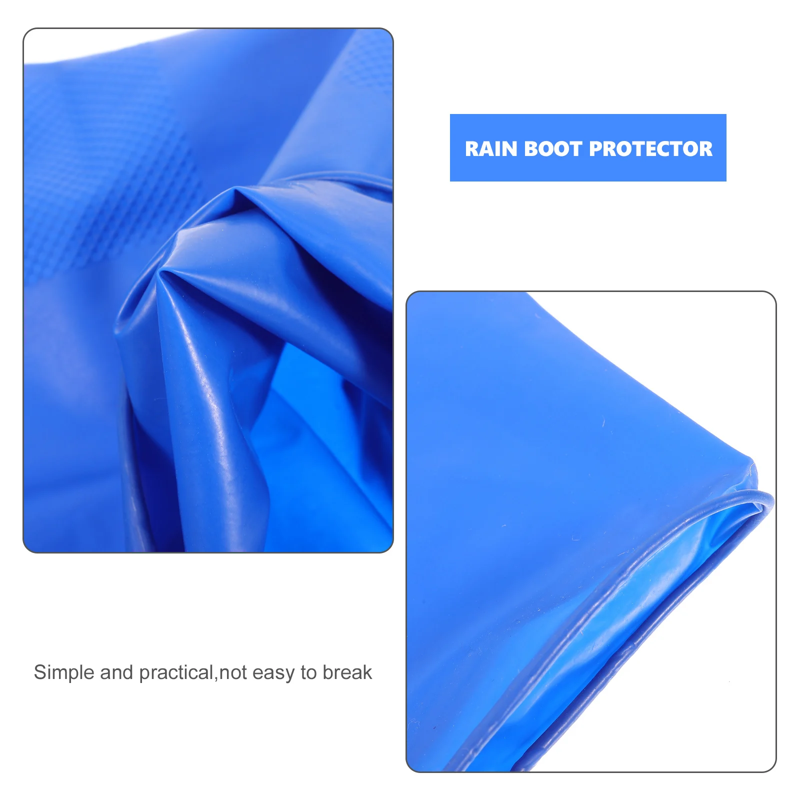 

Waterproof Latex Boot Cover Reusable Non Slip Shoes Protector Outdoor Cycling Safety Hiking Sports Thickened Anti Tear