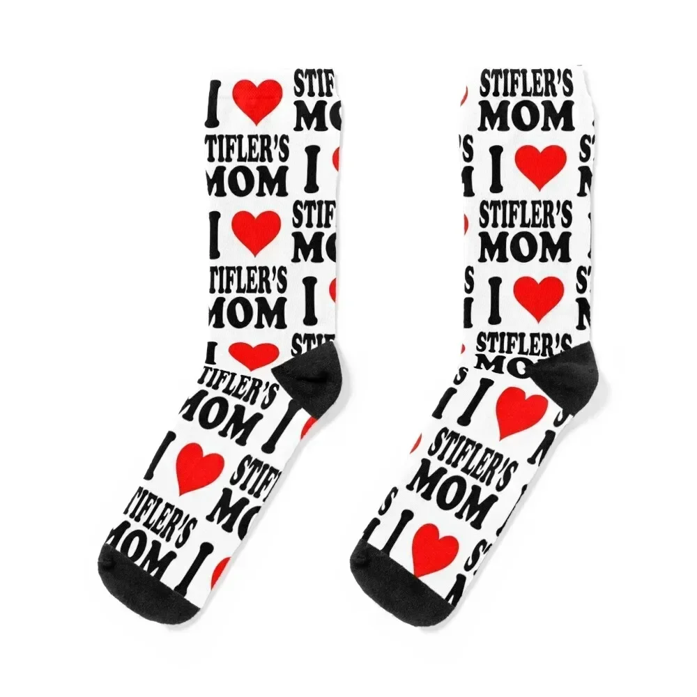 

I Love Stiflers Mom Socks Stockings gym valentine gift ideas Men Socks Women's