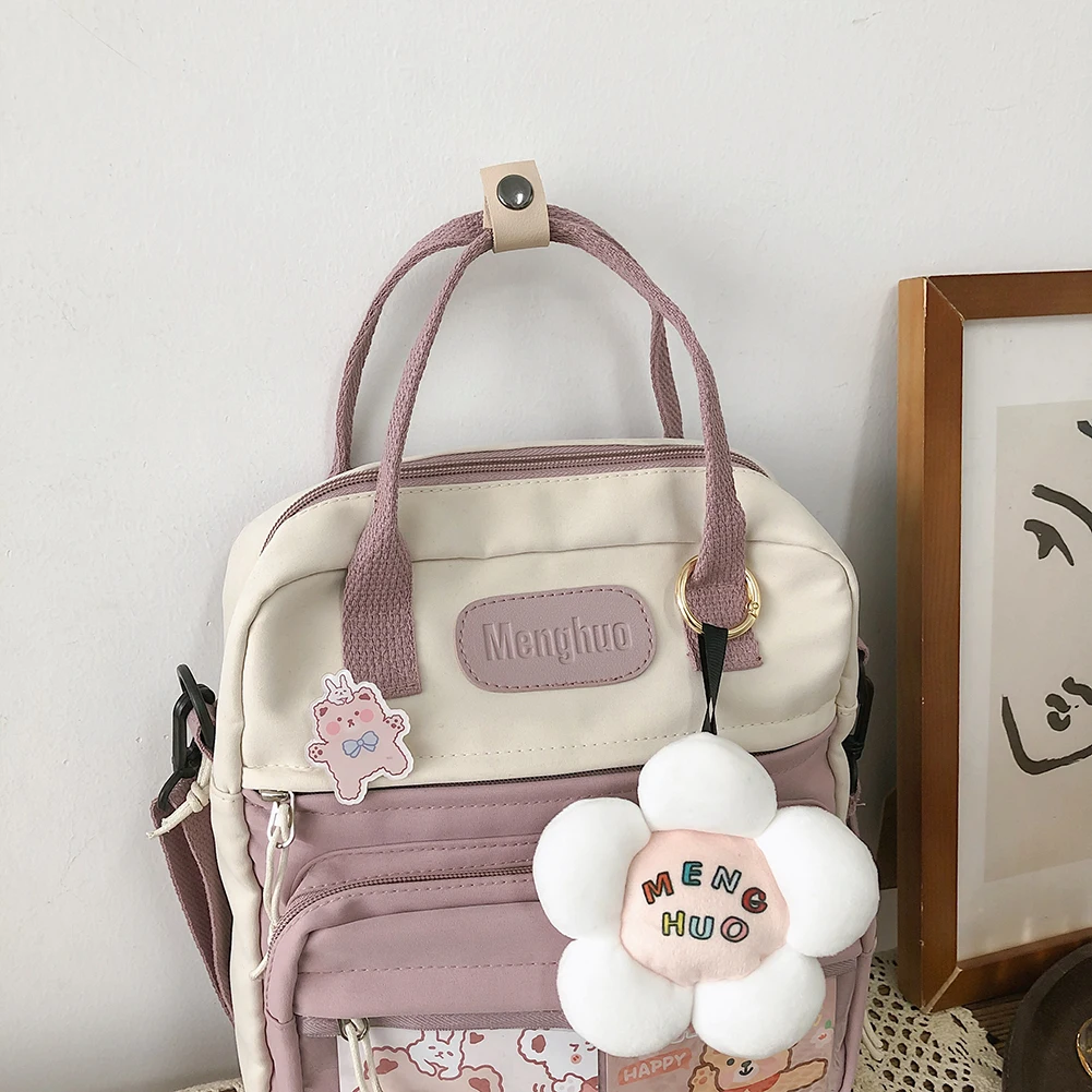 Casual Fashion Laptop Mochil with Kawaii Pins And Accessories JK Uniform Bag for Travel Shopping Student School for Outdoor Gift