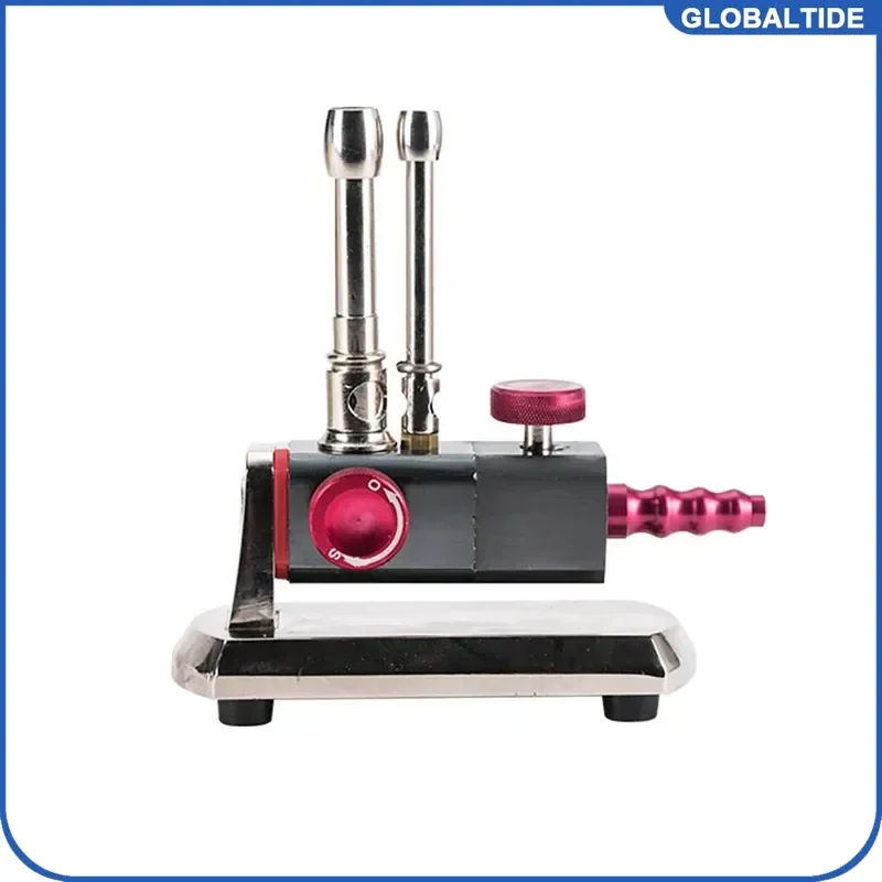 Dental Propane Gas Light Rotatable Micro Bunsen Burner Single Double Tube Tiltable Heating Lamp Lab Equipment 3 Types