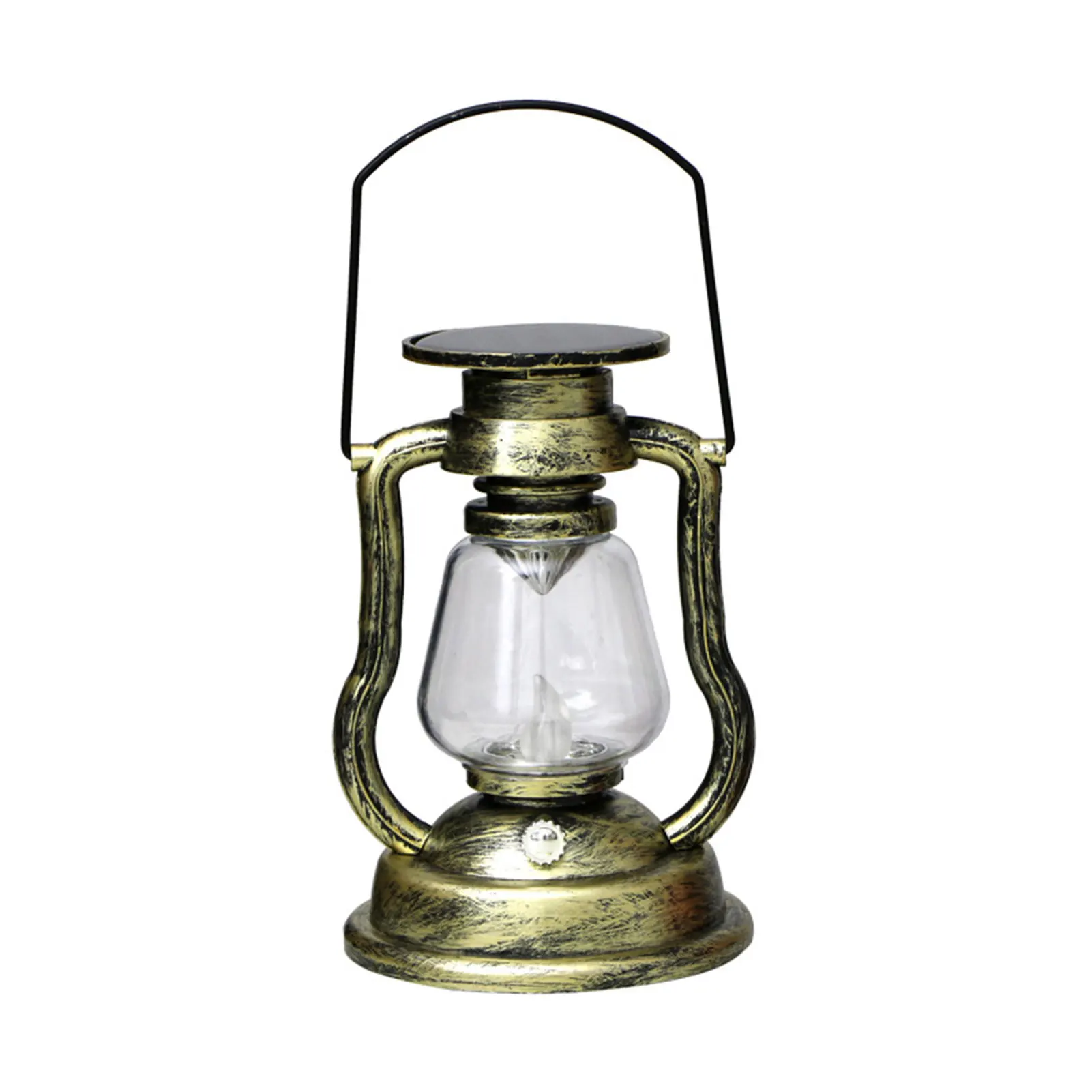 

Retro Style Solar LED Kerosene Lamp Antique Waterproof Hanging Solar Light for Outdoor Garden Ornament