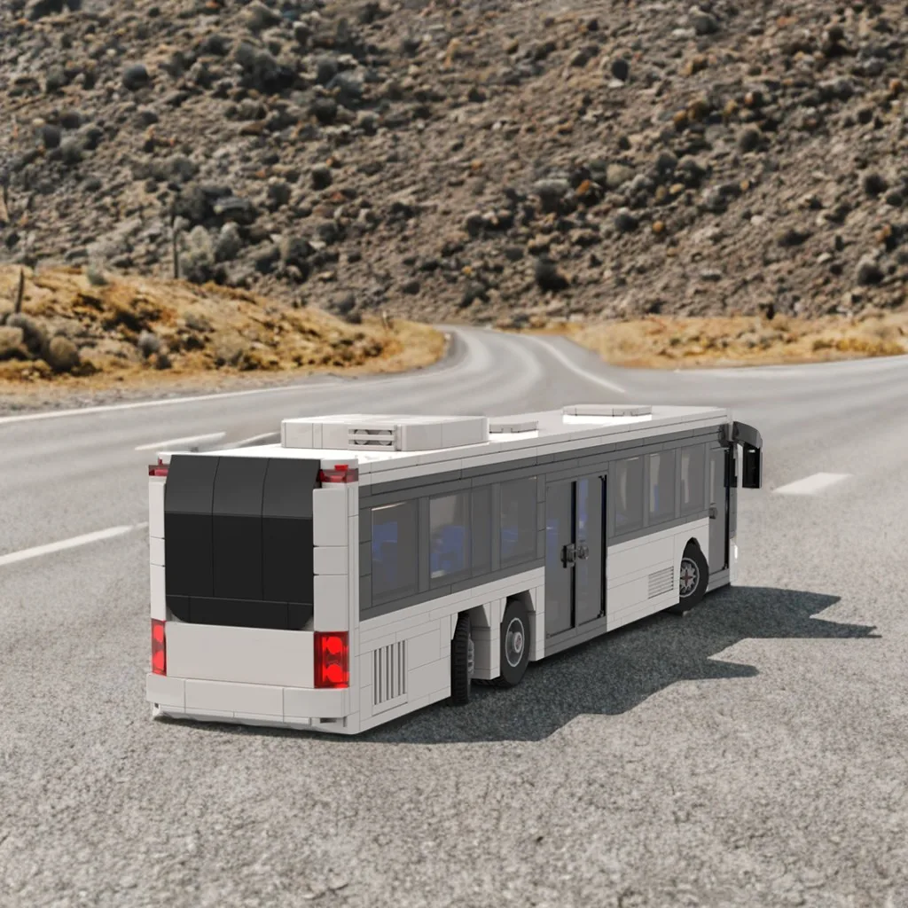 

706pcs MOC 2007 Mercedeses-Benzes Citaro L City Bus Public Transport Vehicle DIY Model Building Blocks Birthday Gift