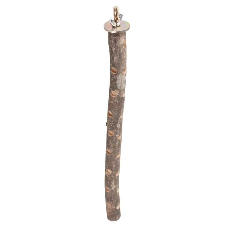 Jaula pájaro juguete percha para loros pequeños y medianos, rascadores madera para moler, estante, envío directo