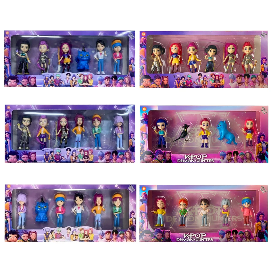 Demon Hunters-figura de Anime Kpop, modelo de juguete, periféricos de juegos de dibujos animados, decoración de escritorio, cole