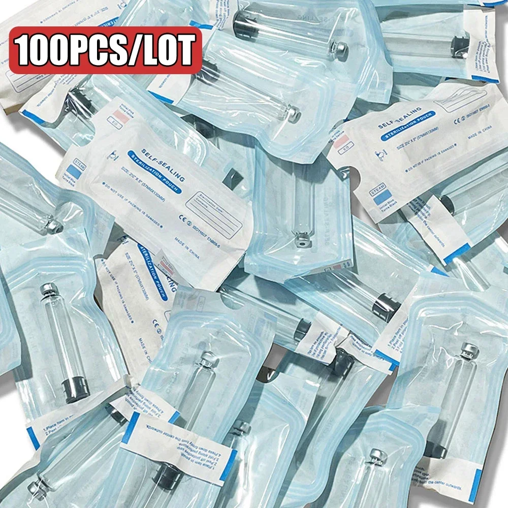 100pcs/lot 3ml Insulin Cartridges Cassette Bottle for Lilly Insulin Injection Pen Individual Packaging Medical Aesthetics