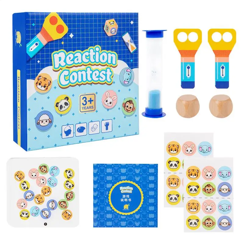 Interactive Board Games Interactive Funny Reaction Training Toy Educational Children Table Game Colorful Play Set For