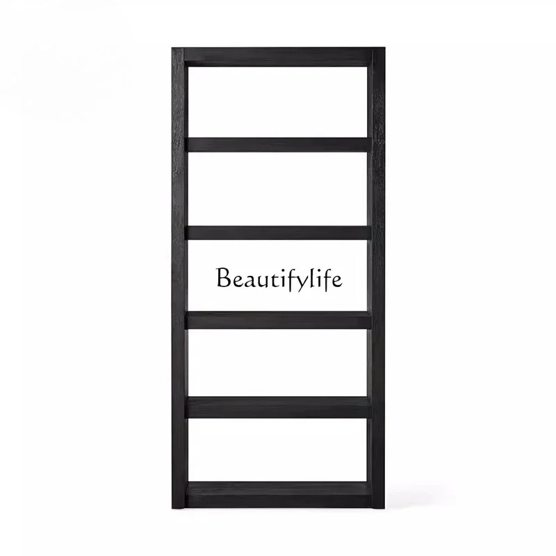 

ls 18American rural bookcase multi-layer simple book shelf floor storage rack