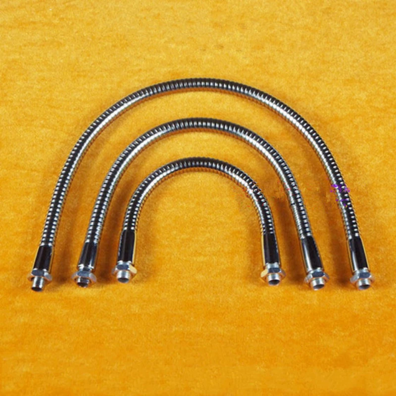 2 teile/los M10 Weiches Licht metall Flexible leitung metall schwanenhals-schlauch serpentin schlauchklemme DIY Beleuchtung zubehör