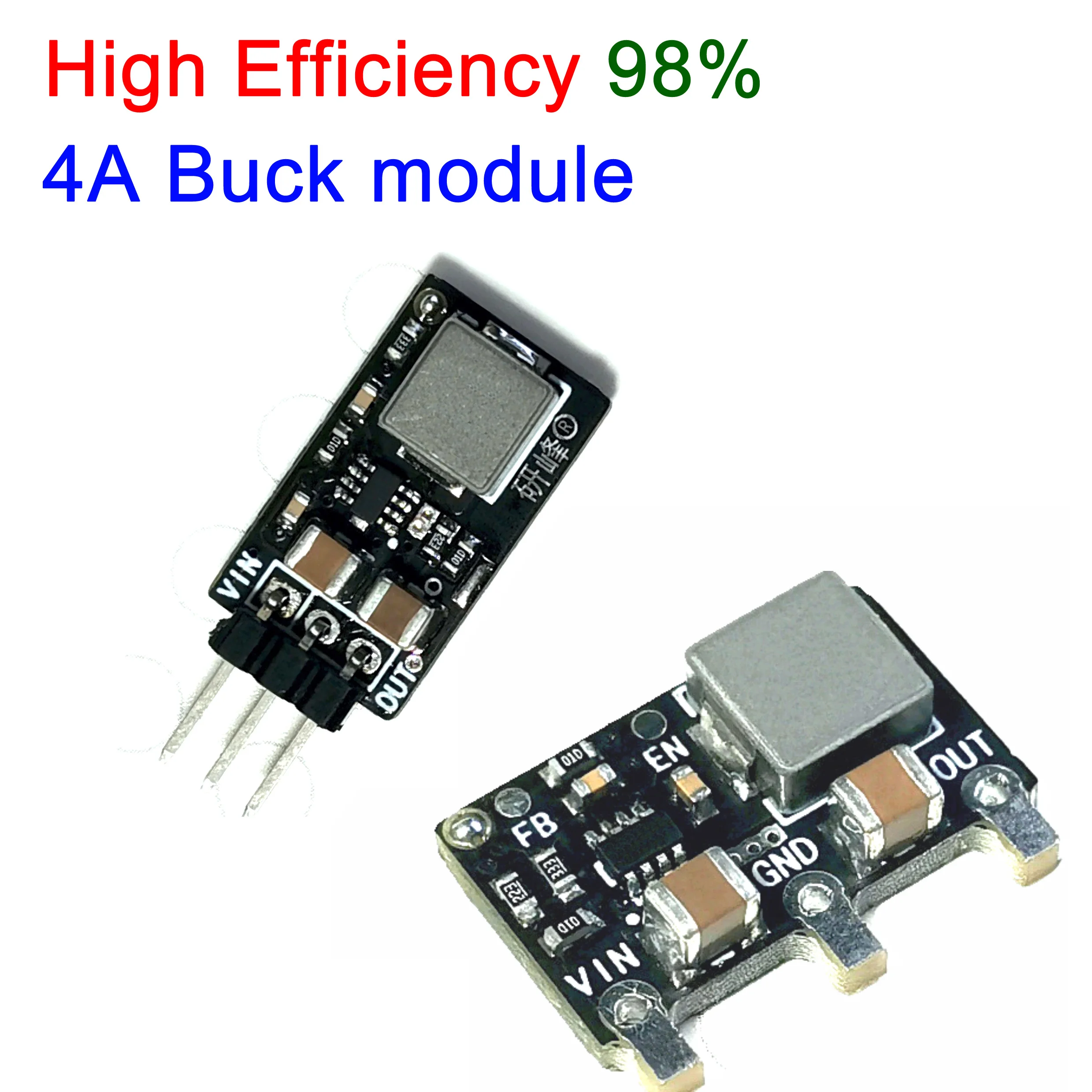 DYKB 98% 4A Mini DC-DC Buck Converter 5.5-16V 9V 12V 15V to 5V 3.3V Step-down Voltage Regulator Power Supply Module