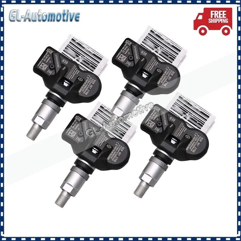 

Set of (4) 433MHZ Tire Pressure Sensor for Audi A4 A5 A6 A7 Q5 Q7 Q8 TT Bentley BMW X3 X4 Ferrari McLaren Porsche Volkswagen