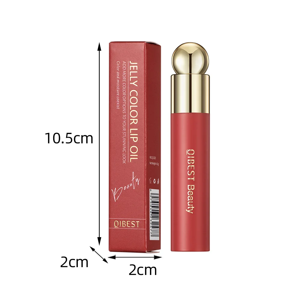 Crystal Jelly Moisturizing Lip Oil Plumping Waterproof Lip Gloss Makeup Sexy Plump Lip Glow Tinted Mirror Nude Liquid Lipstick