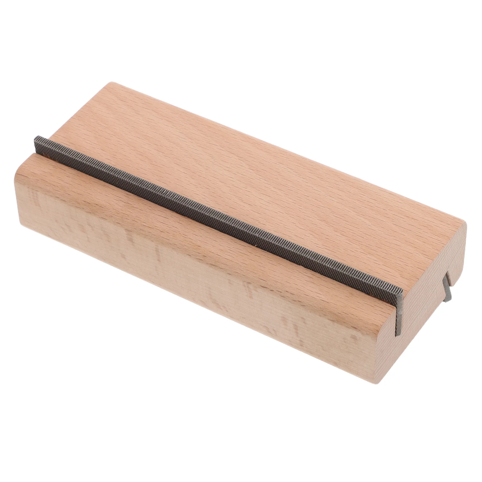 

Dual-Sided Dressing File High Hardness Precision Tool Wooden Handle For End Beveling Repair Professional Luthier Accessories