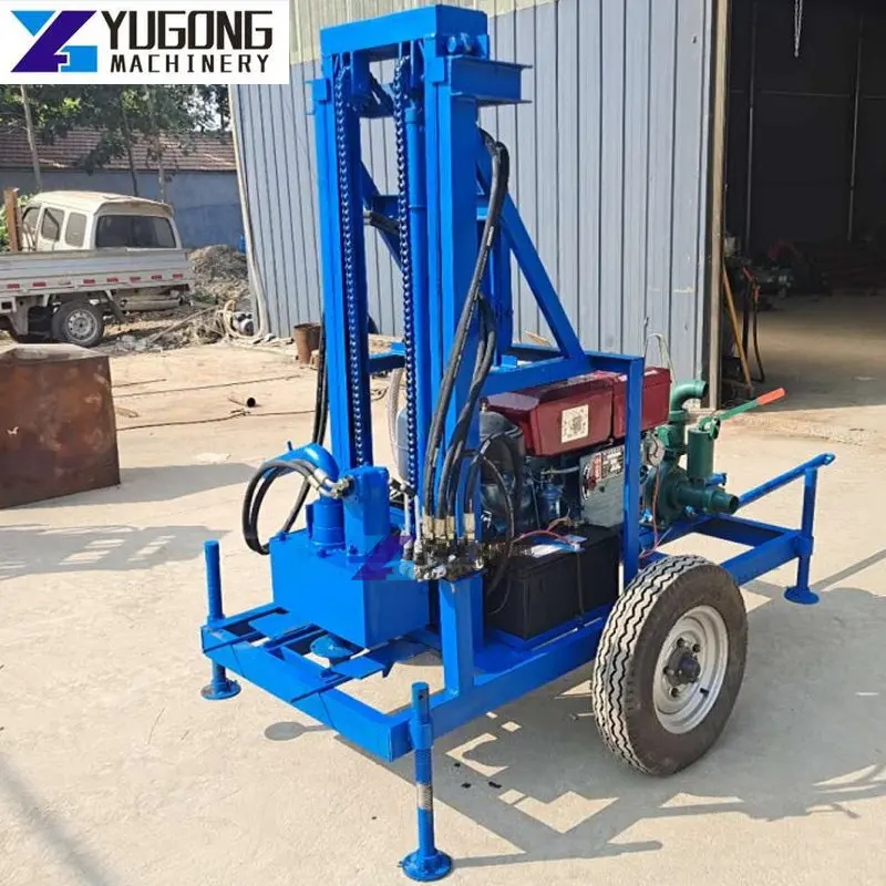 

Diesel Engine Well Drilling Rig Well Water Drilling Rig Water Drilling Rig 100m Water Well Drilling Rig