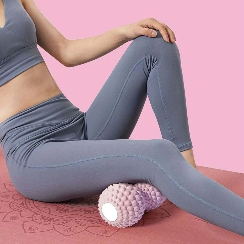 Fascia Roller EVA Peanut Massage Ball Portable PP Muscle Relaxation Ball Solid Color Professional Convex Point Neck Roller Men