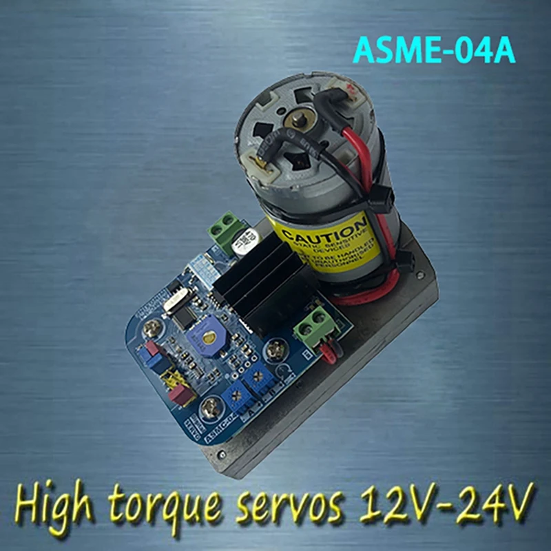 2X ASMC-04A Super Torque Digital Servo DC12V-24V 300°MAX Model Airplane Steering Gear For Large Robot Manipulator Servo