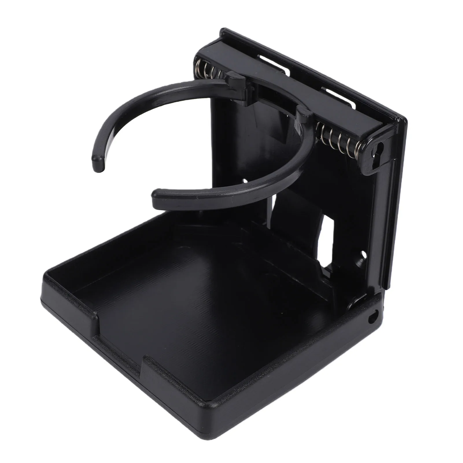 Boat Cup Holder Black Adjustable Folding Space Saving Water Bottle Holder for Boats Yachts RVs Cars Trucks RV Drink Holder