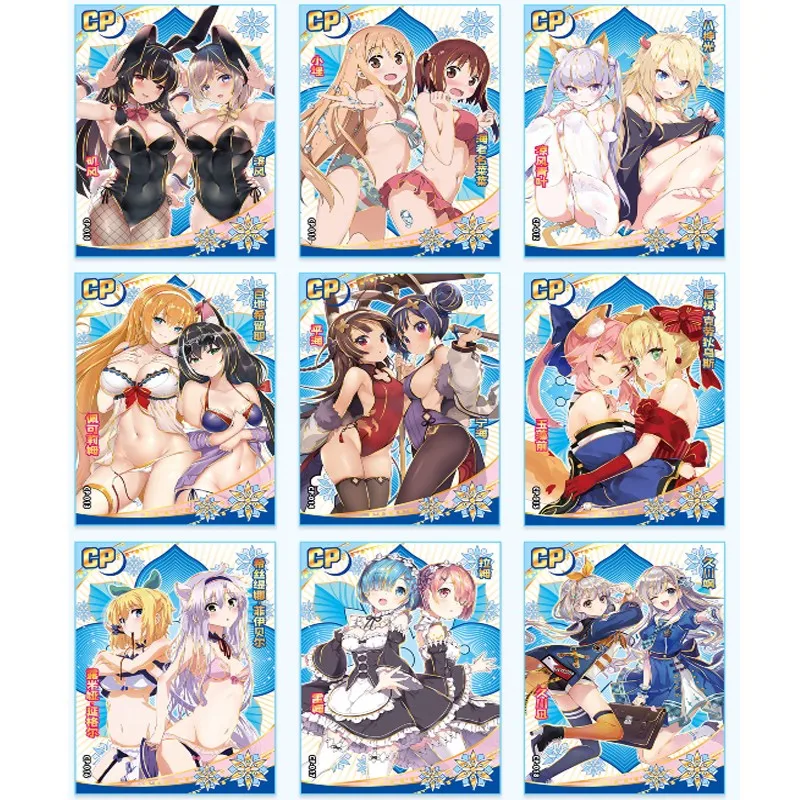 Bargain Price Choice Girl Party Booster Box Goddess Story Collection Card Swimsuit Bikini Waifu Hit CCG Doujin Toys