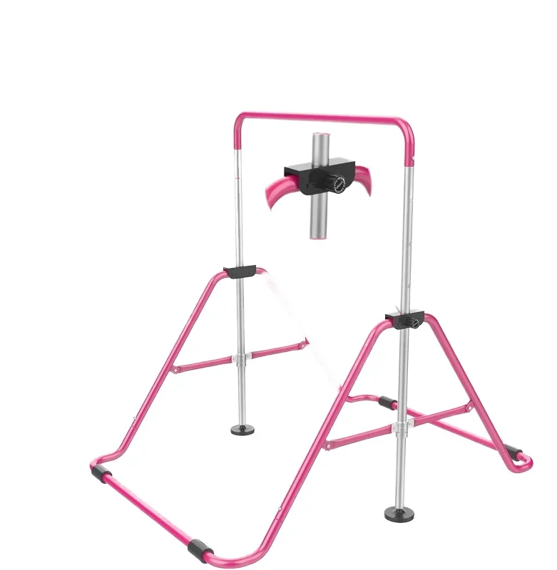 Portable Foldable Gym Fitness Gymnastics Pole Adjustable Home Muscle Strength Pull Rod Indoor Children's Horizontal Rod