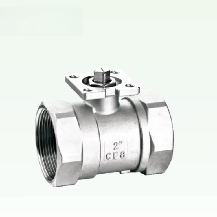 SS 316 1/4" 4" 4 Inch Gas Water Ball Valve Handles Low Price Cf8m 1000 Wog with Direct Mounting Pad Threaded End