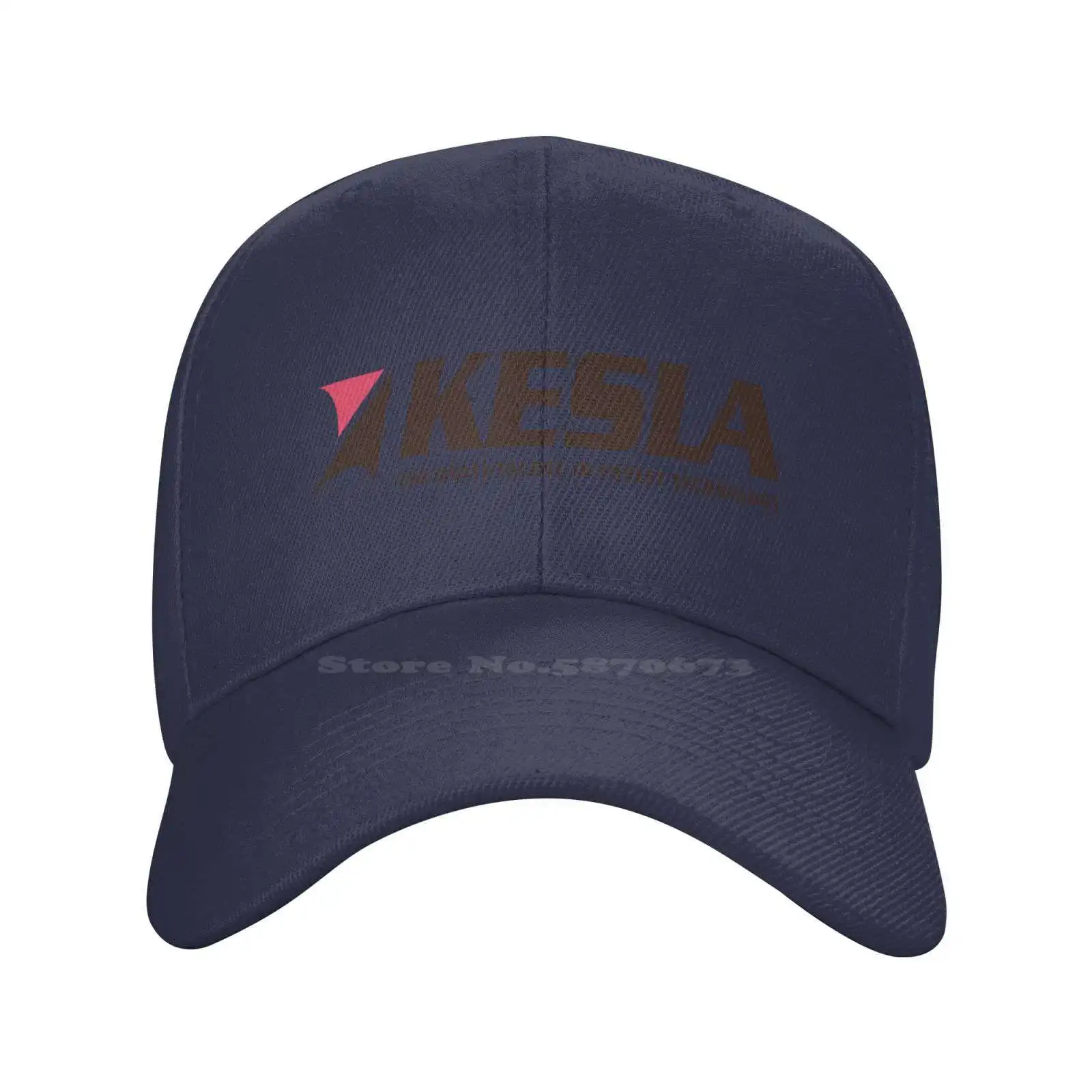 Kesla Tractor Equipment Logo Print Graphic Casual Denim cap Knitted hat Baseball cap