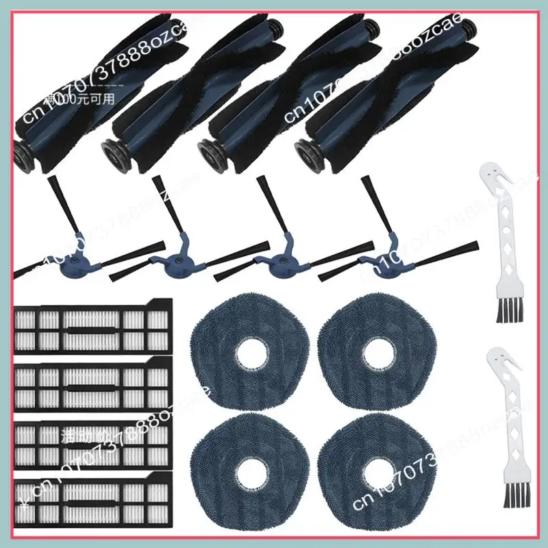 A26P para Eufy X10pro Omni Robot aspirador cepillo principal, cepillo lateral filtro tela accesorios de repuesto cepillo