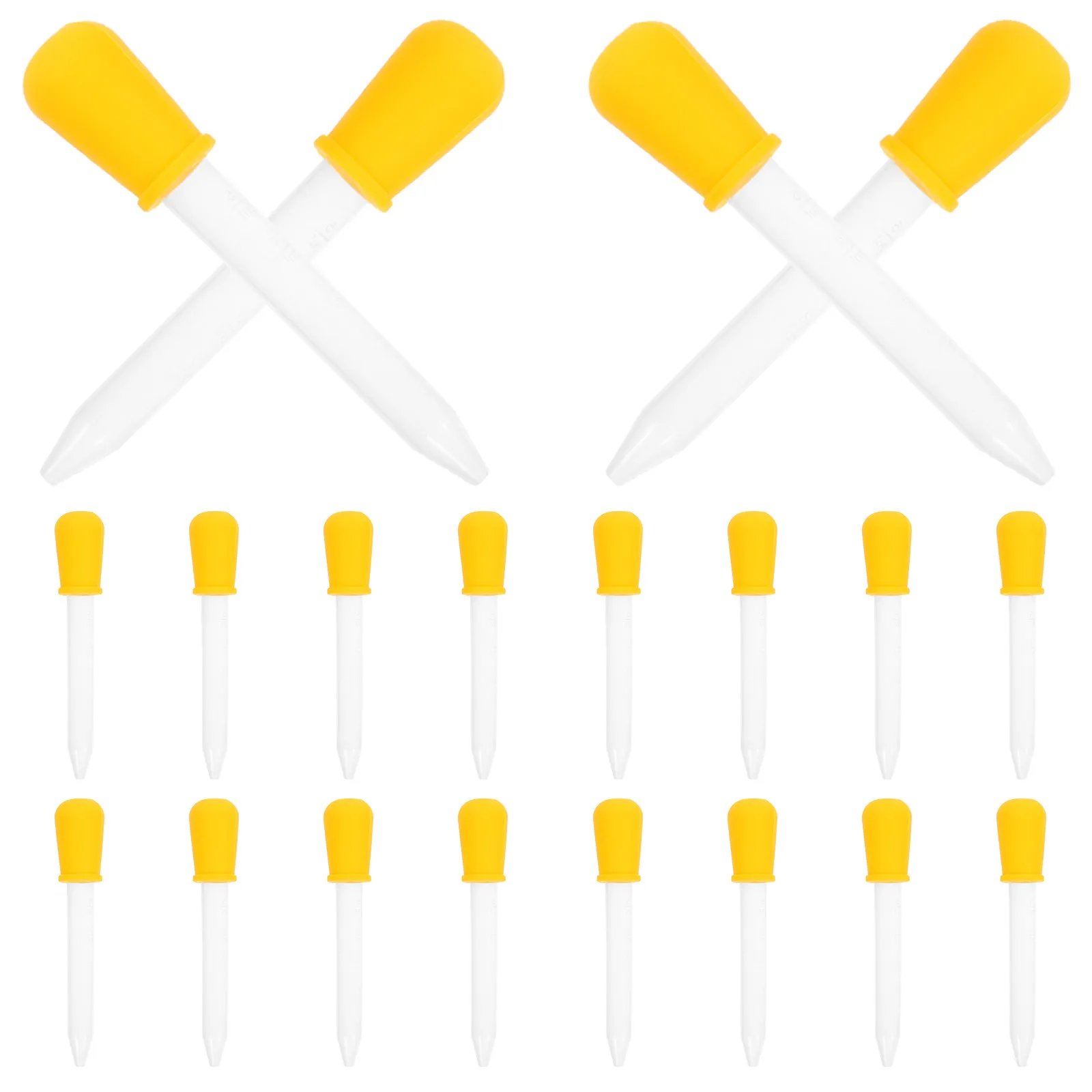 

20pcs Silicone Dropping Pipette For Feeding Pet Care Liquid Transfer Accurate Dose Craft Tool Household Use