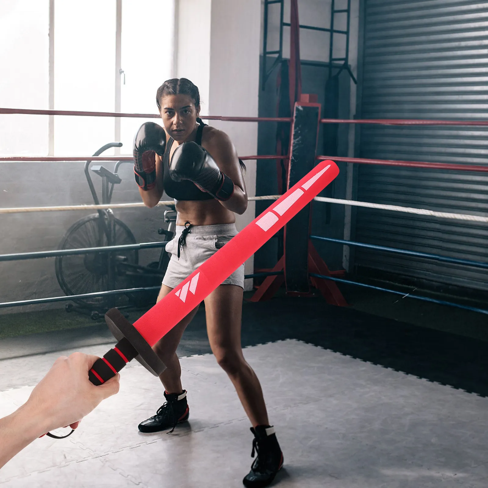 Bâton de frappe pour entraînement de boxe, outil de frappe robuste et durable, protection des mains pour hommes et femmes, entraînement de kickboxing et de taekwondo