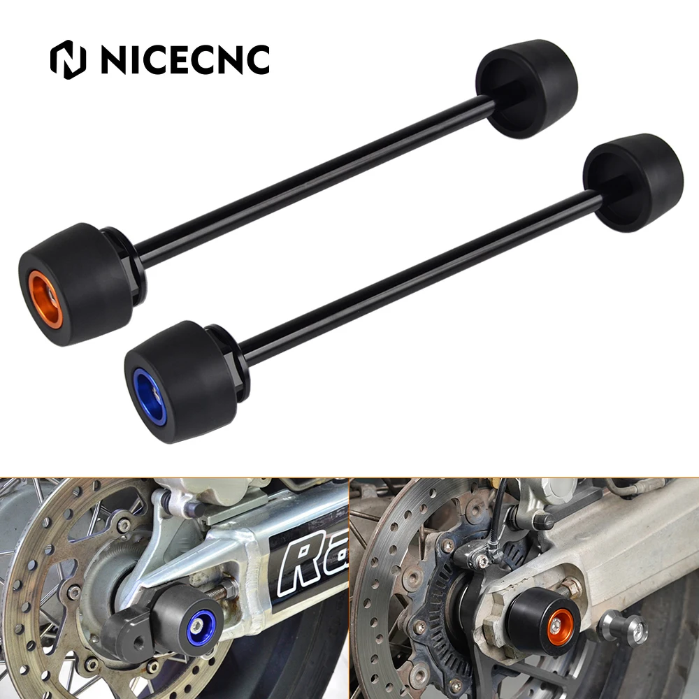 

For 2008-2025 KTM 690 Duke 690 Enduro/R 690 SMC/R Rear Wheel Axle Sliders for Husqvarna 701 Enduro 701 Supermoto 2016-2025