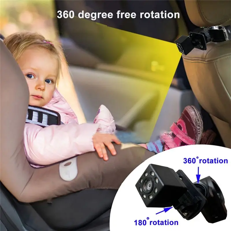 【Top Sale !!】Baby Car Camera, Baby Car Rearview Mirror, 4.3 Inch Baby Car Monitor, Baby Car Seat Rearview Mirror Camera, Observe