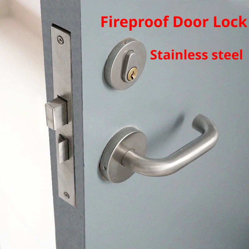 

Universal Stainless Steel Fire Lock Full Set Convenient Installation Escape Corridor Door Security Lock for Public Area