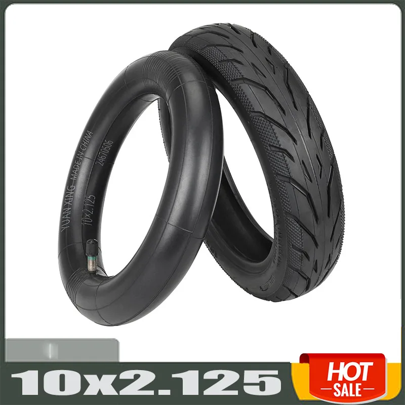 10*2.125 Inner Outer Tires For Ninebot F20/F25/F30/F40 KickScooter 10inch Front Rear Tyre Wheel Rubber Accessories