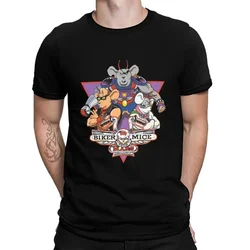 Unique Biker T Shirt 100% Cotton Tee Biker Mice From Mars Bikermice Streetsharks Street Sharks USA Size Heavyweight Fashion Man