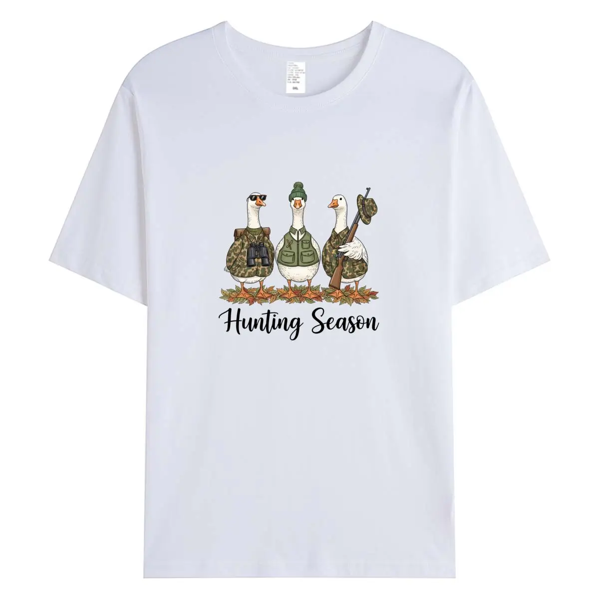 Women Tee Tops Summer Woman Clothing Short Sleeve Cotton T-shirt 2026 Hunting Season Graphic T Shirts Oversized Female Tshirt