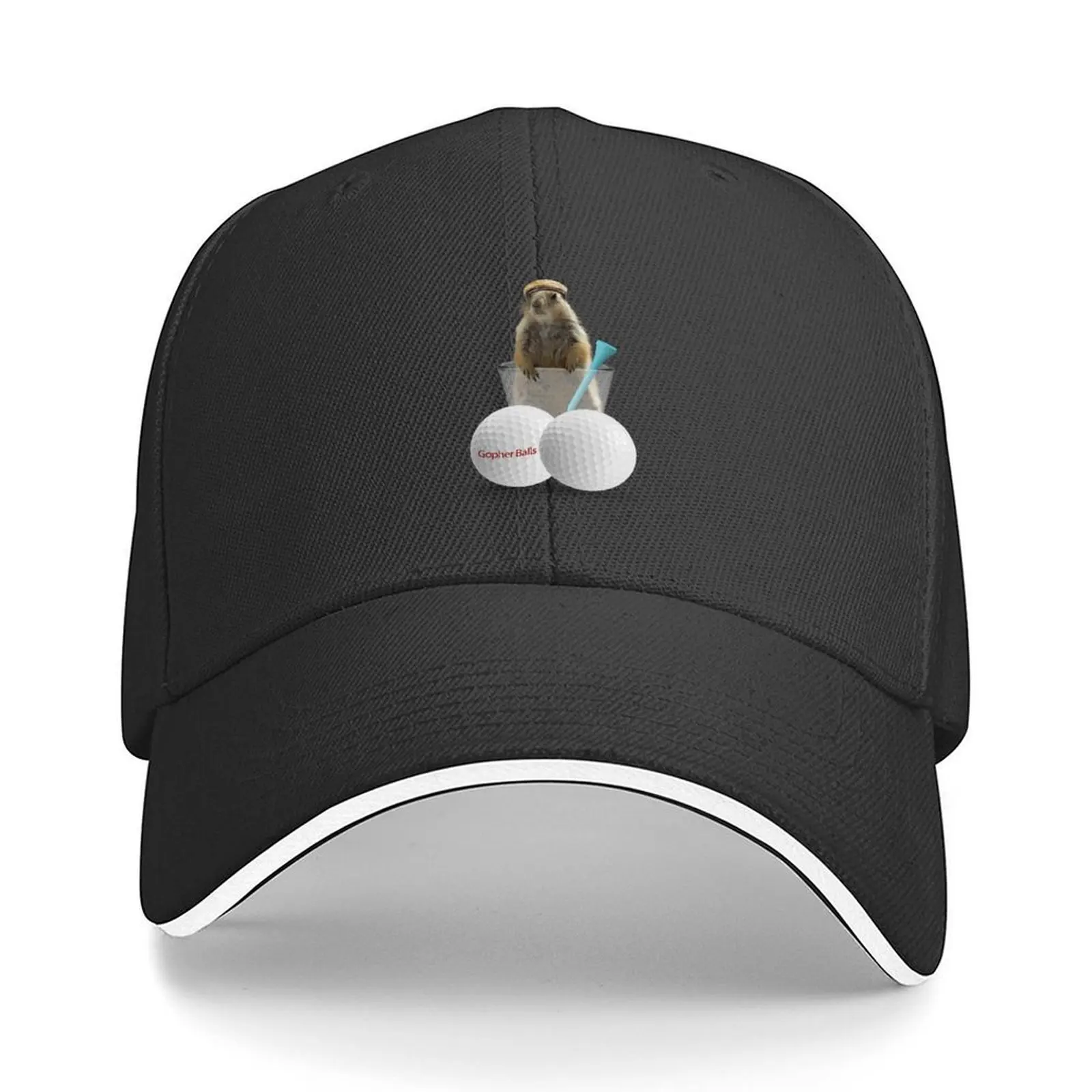 

Gopher Balls Baseball Cap Snapback Cap party Hat Vintage Gentleman Hat Caps For Men Women's