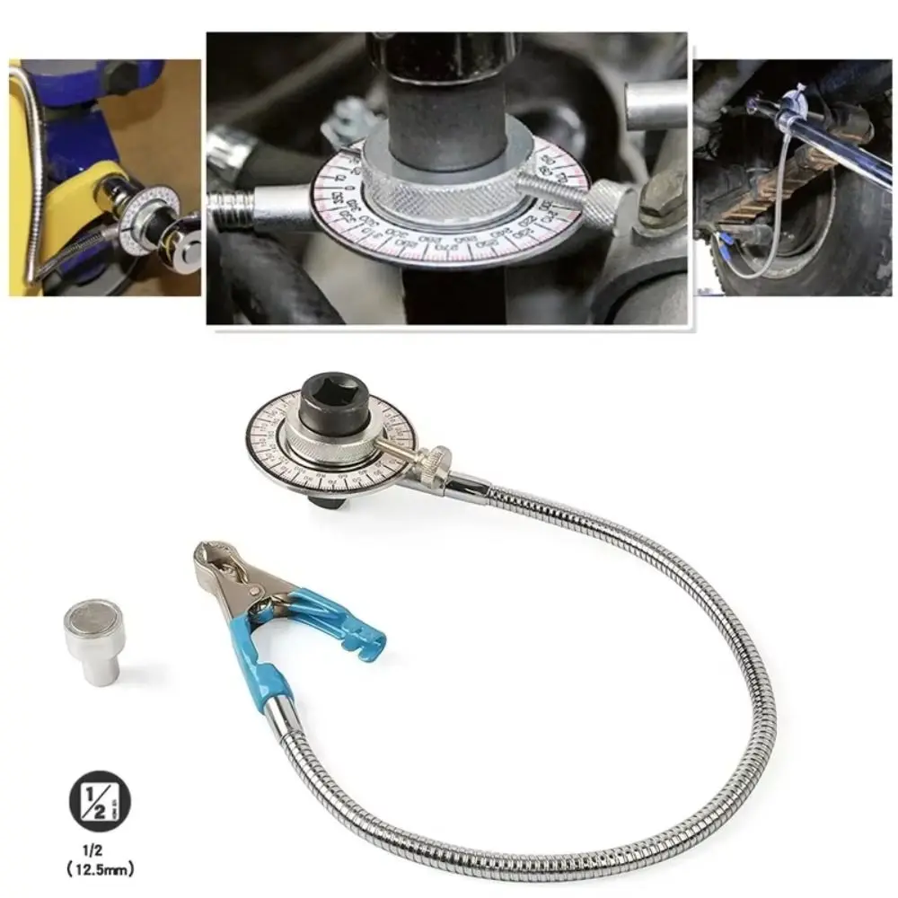 

Цифровой измеритель крутящего момента с угломером 360°, привод 1/2 дюйма ° Угловой динамометрический ключ, прецизионный регулируемый ключ, аксессуар для ремонта автомобилей