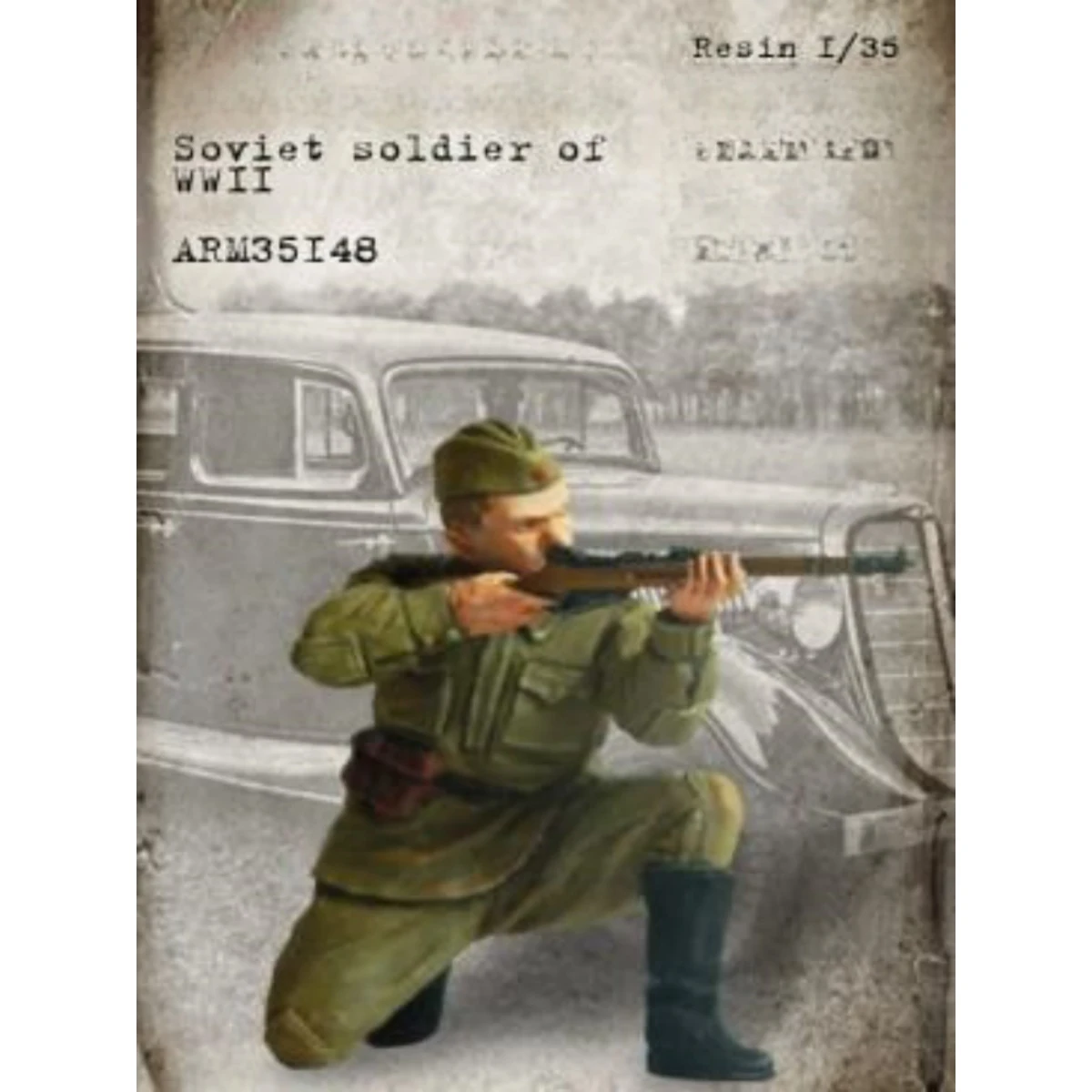 

1/35 resin soldier model GK Military theme Unassembled and unpainted DIY kit 848R