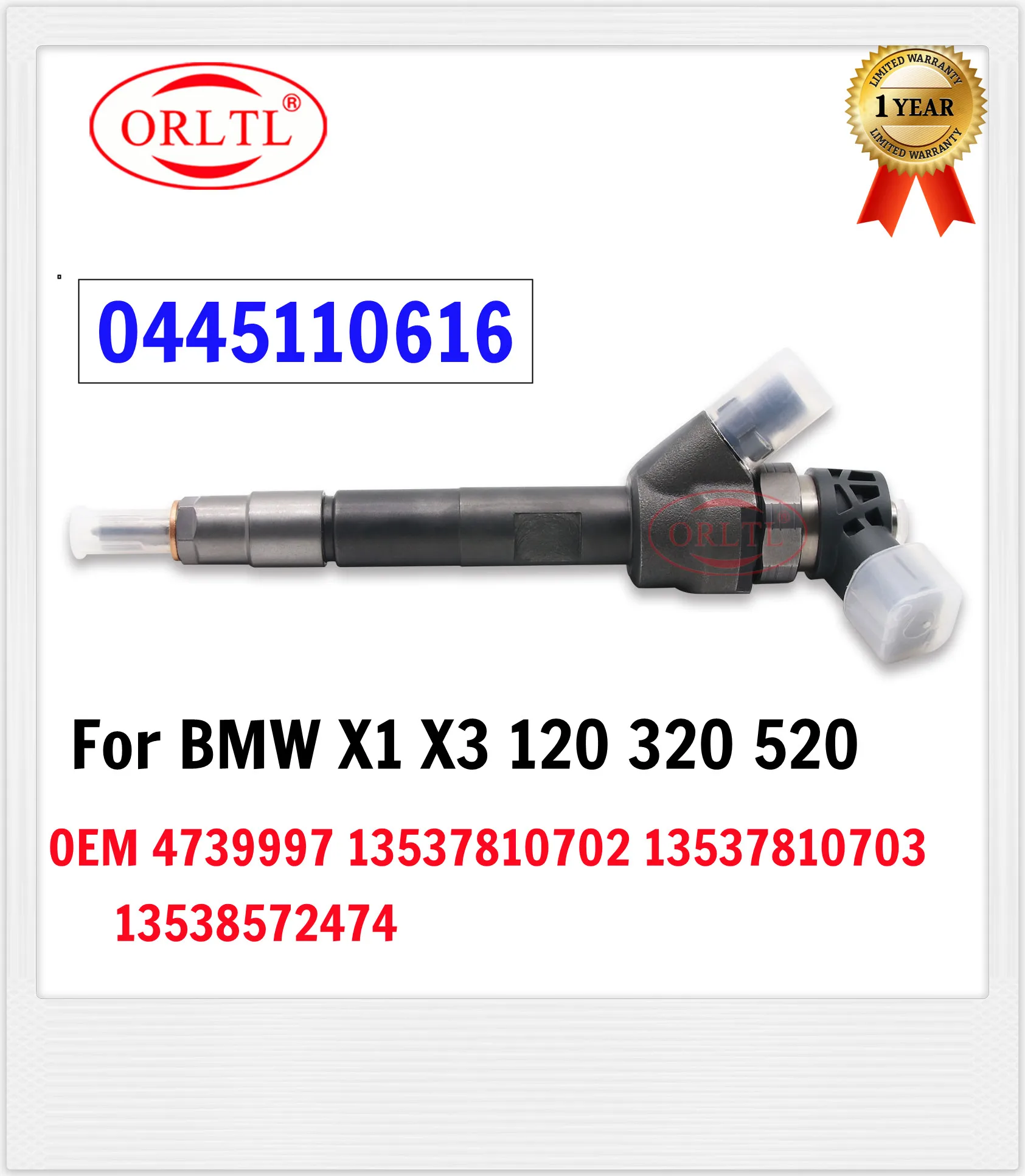 

0445110616 13537810702 NEW Diesel Injector for BMW 0 445 110 616 13537810702 Engine Genuine Fuel Injector