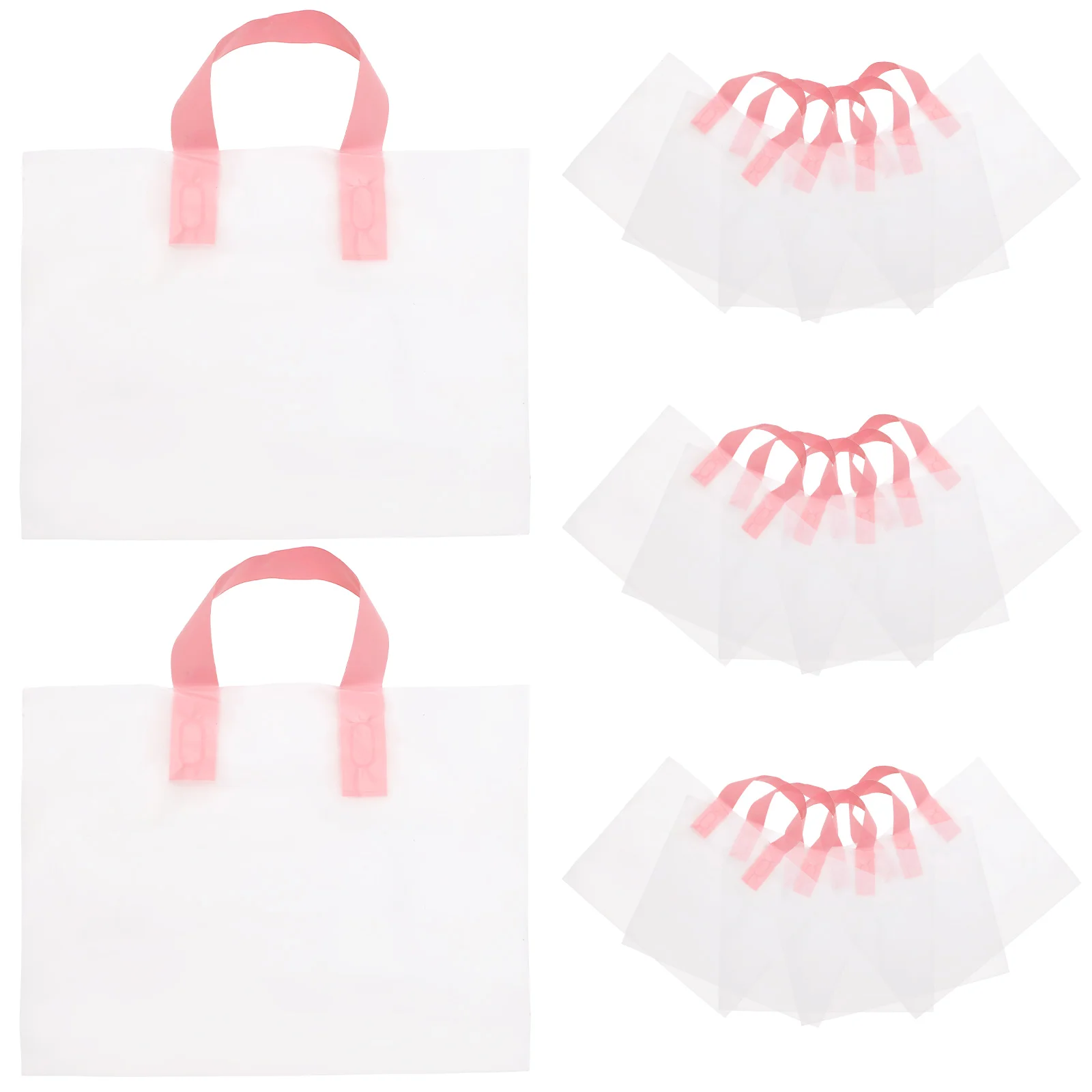 

50Pcs Durable Grocery Bag Large Capacity Foldable Shopping Tote Reusable Eco Friendly Hanging Storage Bags Foldable Shopping Bag