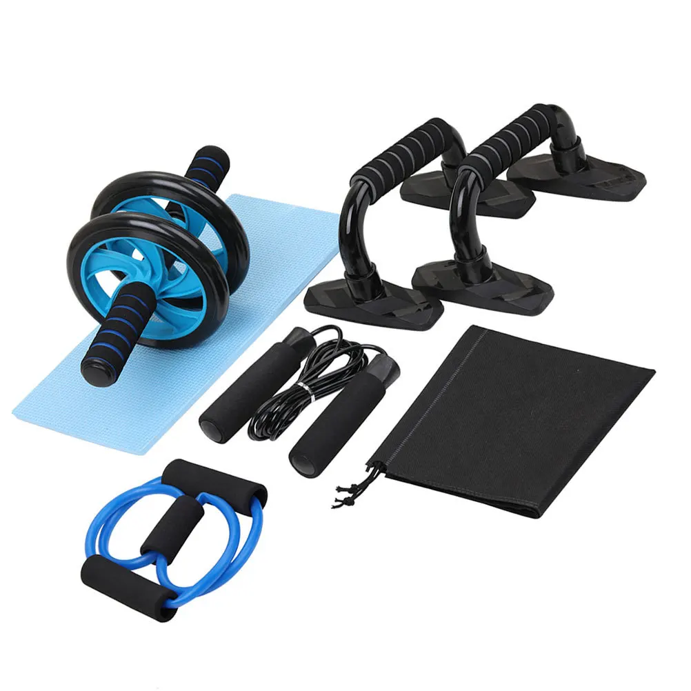 

Abdominal Exercise Tools Set Double Wheel Roller Fitness Accessories Burn Fat Strength Training Home Gym Equipment Jump