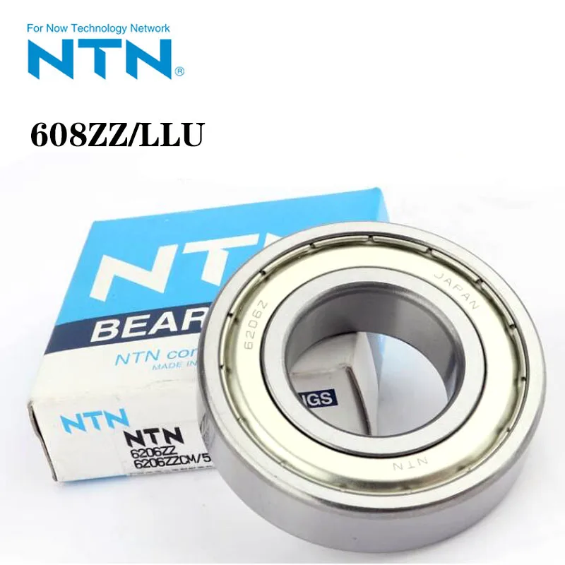 

NTN Japan Original Import 10Pcs 608ZZ 608LLU 8*22*7mm Deep Groove Ball Bearing ABEC-9 High Precision Speed Metal Rubber Bearings