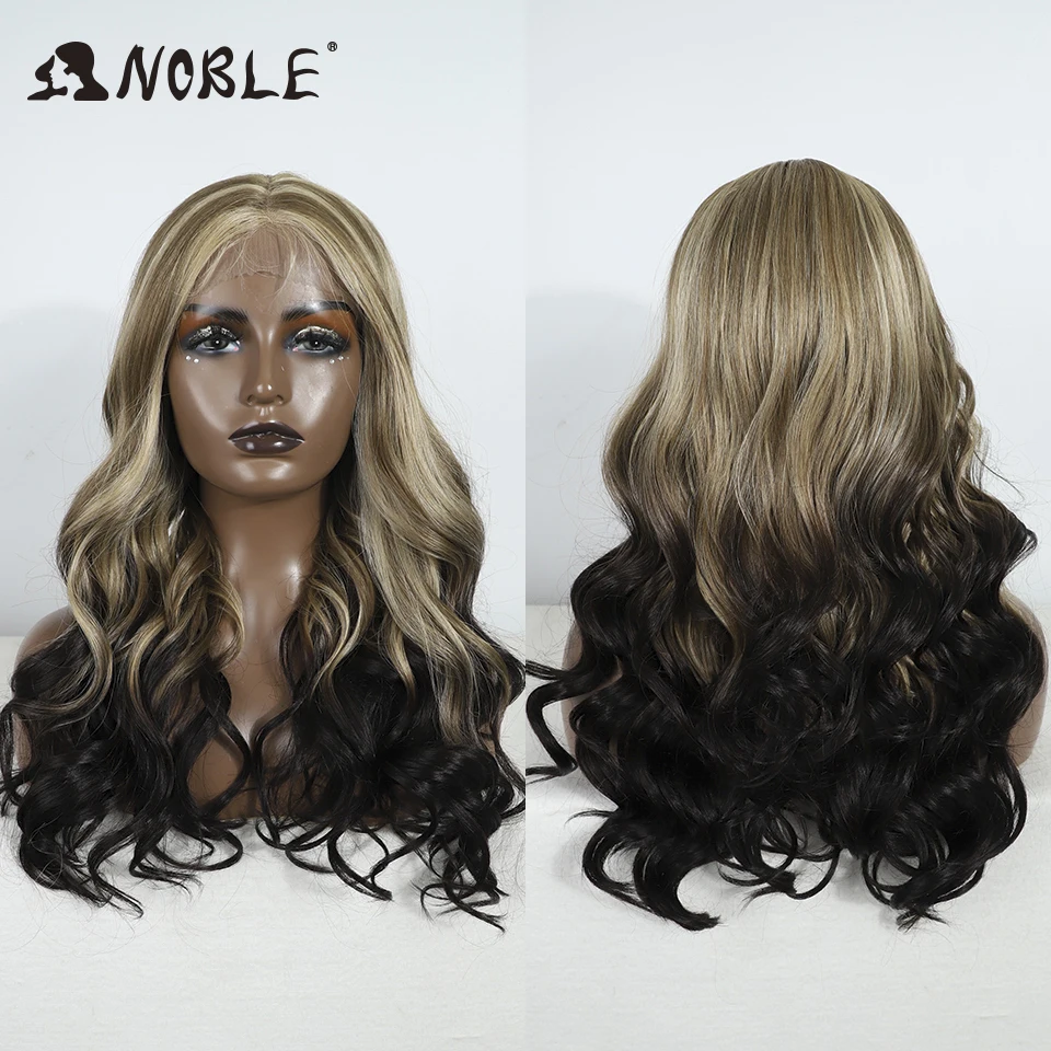 Noble Hair Long Wavy Synthetic Lace Front Wig  24