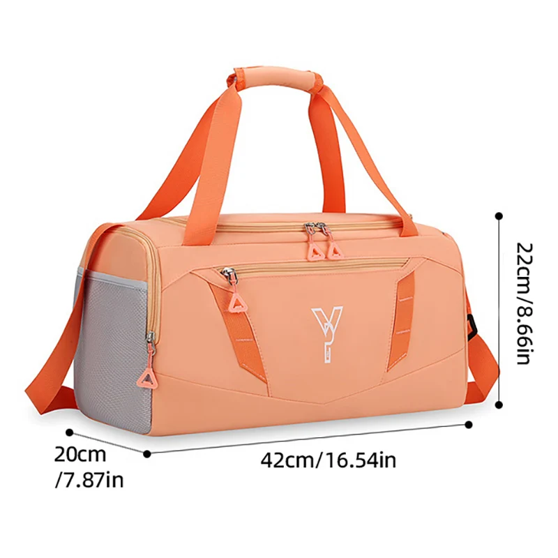 Woman Sports Gym Handbag Waterproof Fitness Training Bag Dry Wet Swimming Tote With Shoes Pocket Travel Luggage Shoulder Bags