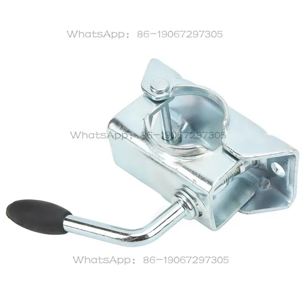 Weighing Jack Pipe Clamp 48mm Clamp Clasp L Trailer Accessory RV Leg Guide Wheel