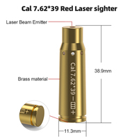 Cal 7.62*39 Red Laser Calibration Tool - Hunting Accessories Training Shooting Calibrator.