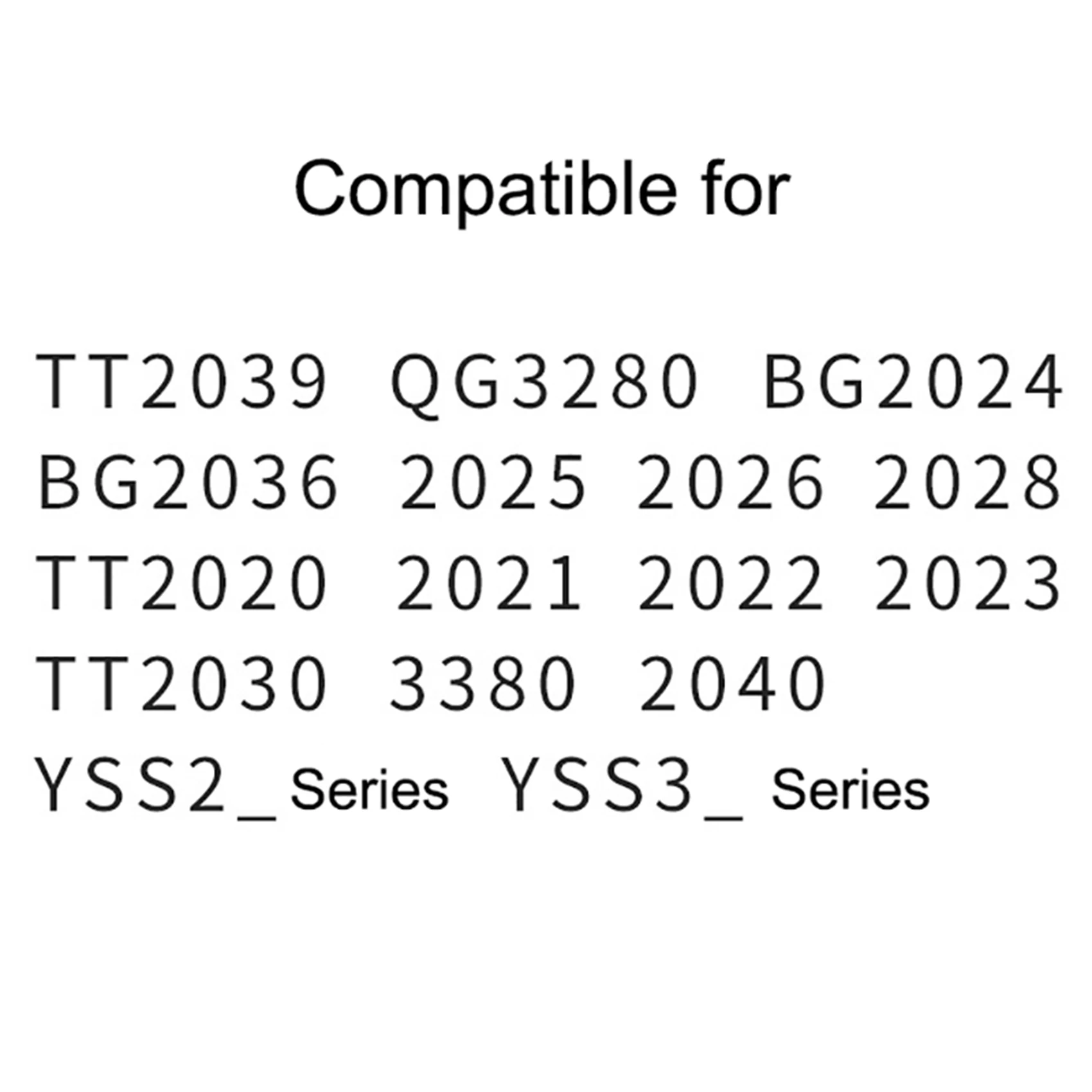 Cabezal de repuesto para afeitadora de 3 piezas, para Bodygroom 2024-2040, S11, YSS2, YSS3 Series